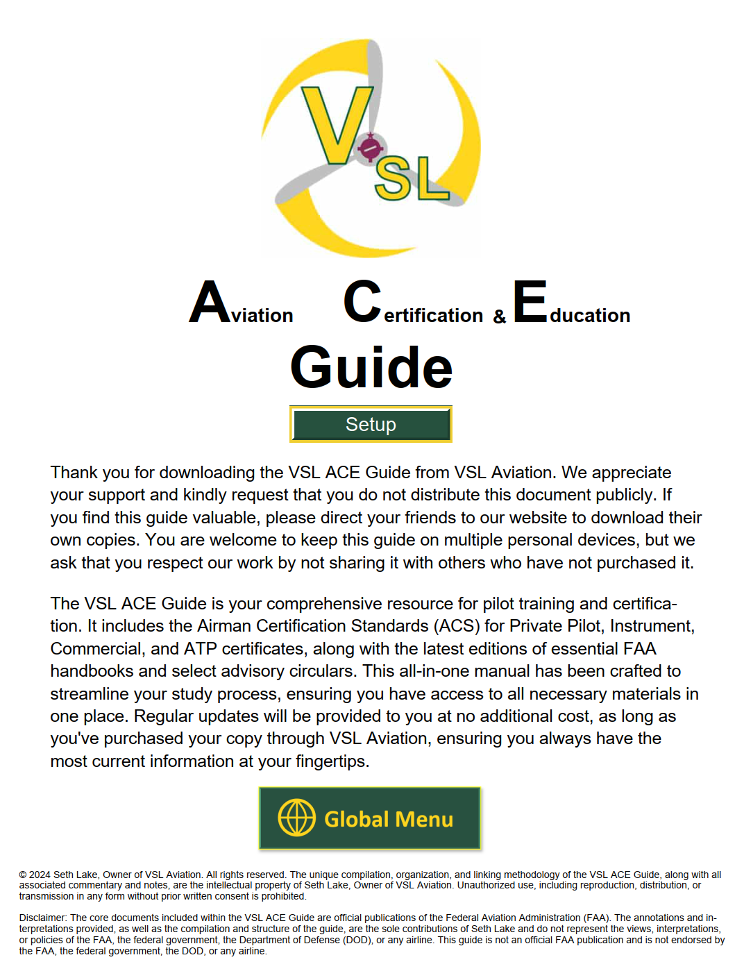VSL ACE Guide