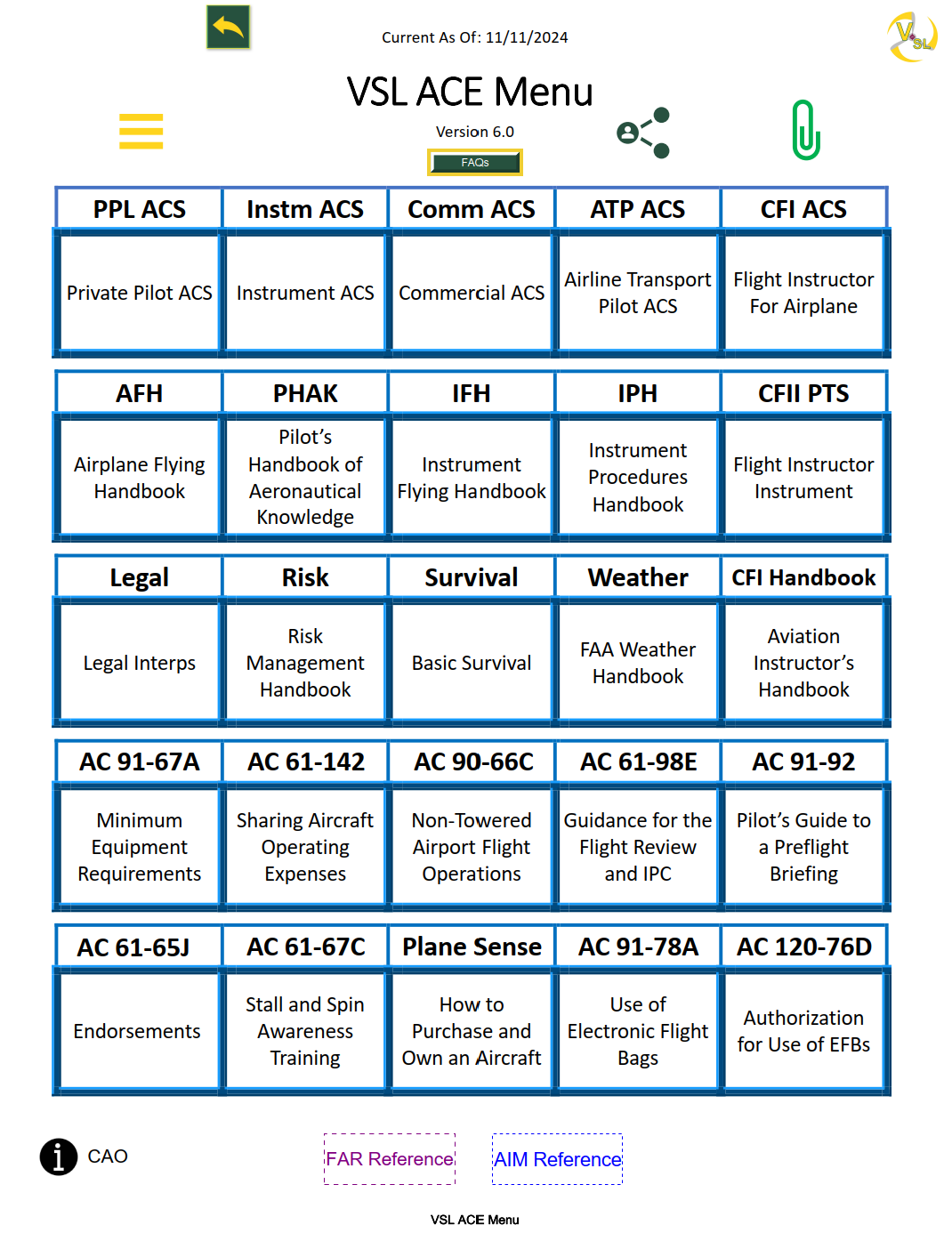 VSL ACE Guide