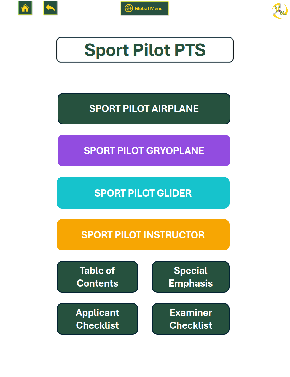 VSL Sport ACE Guide - FAA Reference System for Sport Pilots