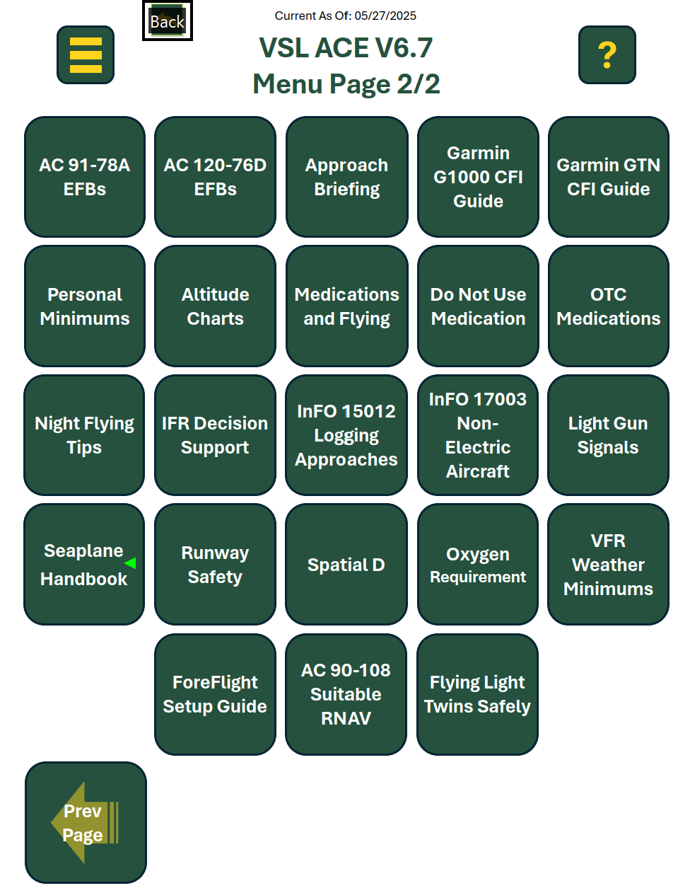 VSL ACE Guide