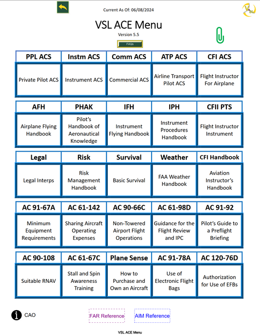 VSL ACE Guide