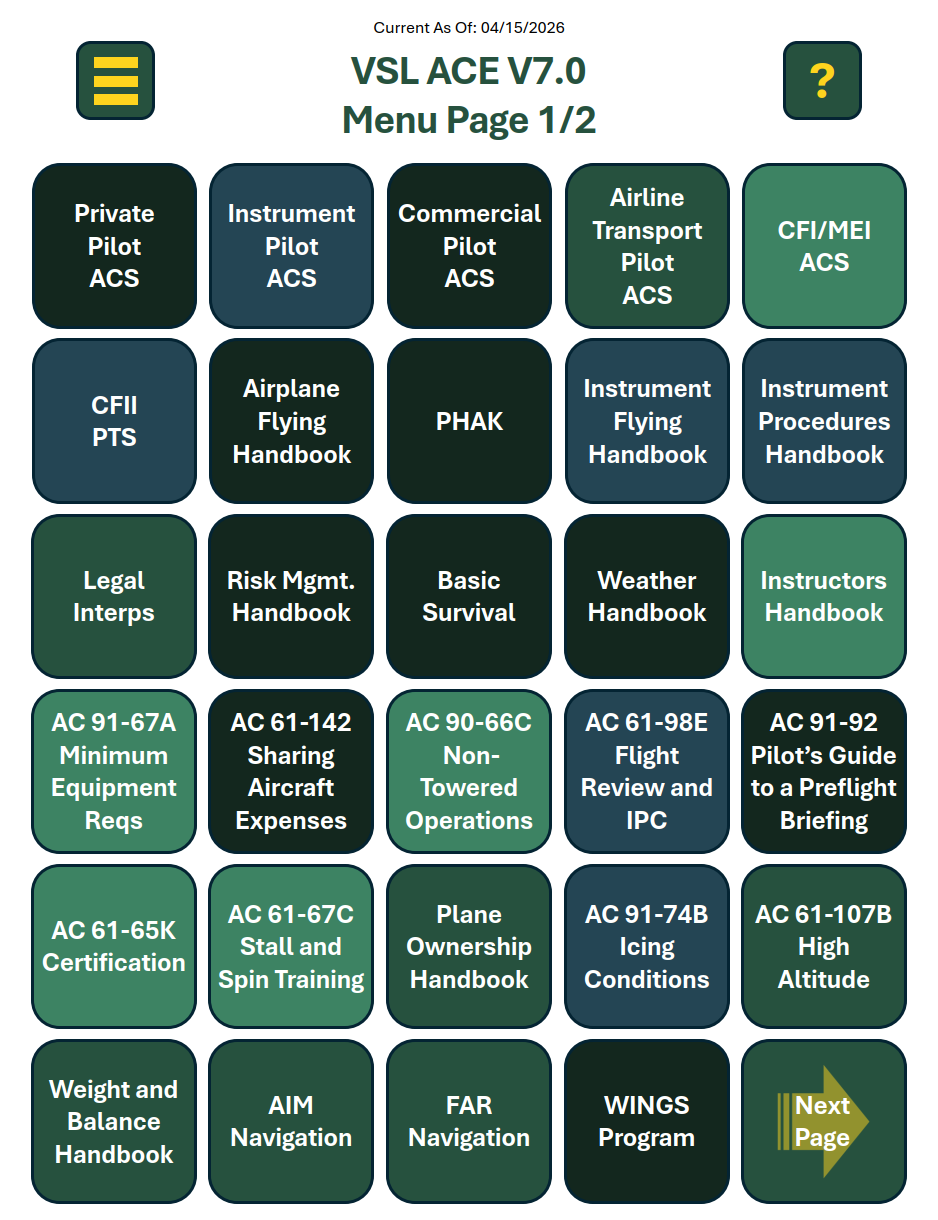 VSL ACE Guide - FAA Reference System for Pilots